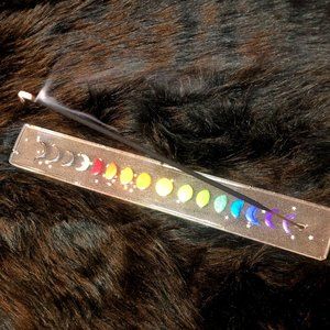 Custom resin incense holders